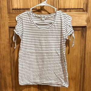 J. Crew tie-sleeve tee XS